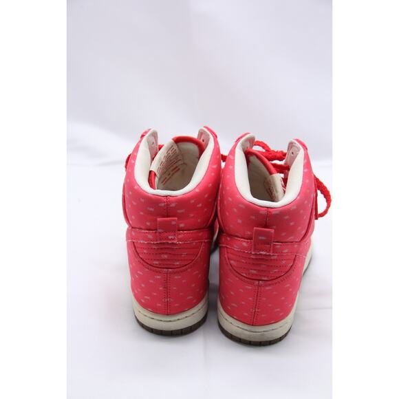 Nike Dunk Sky Hi Print Hidden Wedge Heel Shoes Womens Sz 9 Hyper Red 543258-600 - Picture 4 of 7